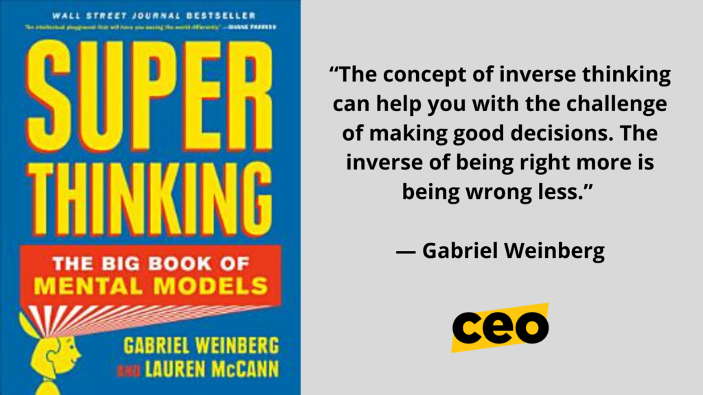 Gabriel Weinberg Book, Mental Models